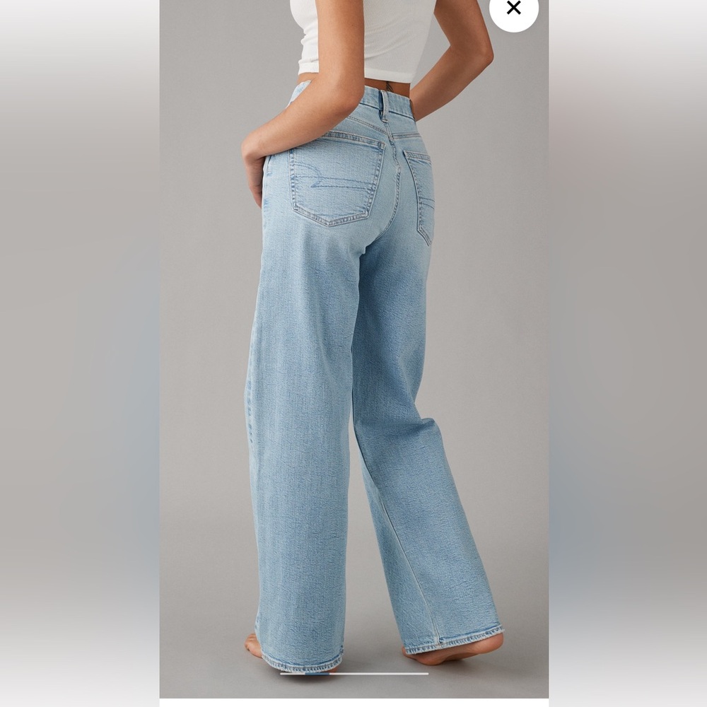 American eagle baggy straight jeans
